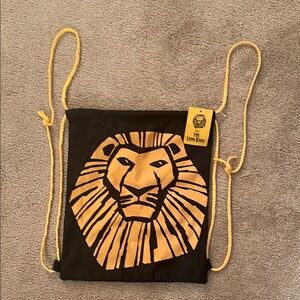 Disney Broadway The Lion King VIP Drawstring Cinch Bag
